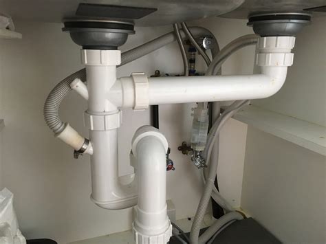 kitchen sink plumbing units